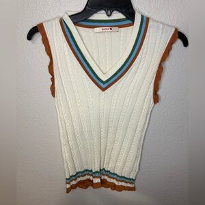 BACCA Tomorrowland knit vest size S